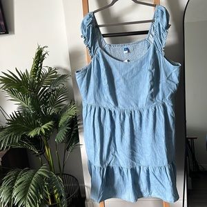 NWT Old navy plus size denim dress 3x